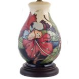 Moorcroft Lamp and shade