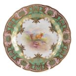 Royal Worcester plate signed E. Townsend,