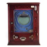 Allwin Deluxe penny slot pinball machine, numbered or dated 1907, with one key, 65cm high The