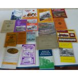 A collection of booklets and pamphlets on railways.