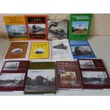 Collection of books and pamphlets on railways to LMS, GWR and LNER and railways in Scotland.