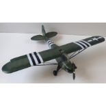 Remote control American type "Grasshopper" plane (needs transmitter and receiver).