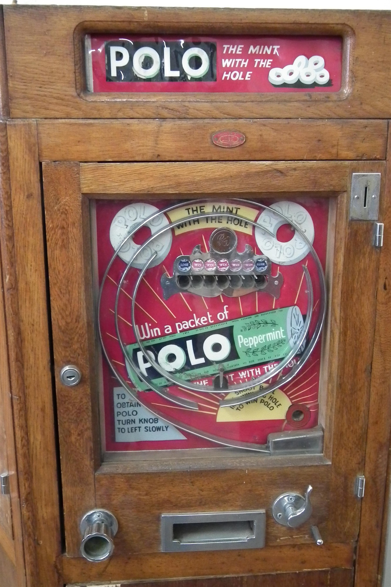 Ruffler and Walker London Triple slot machine in arcade cabinet, to include 'Rowntrees Fruit - Image 4 of 22