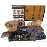 Collection of African tribal items