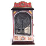 Whiz Ball reproduction counter top slot pinball machine game, working off 1 cent coin, with keys,