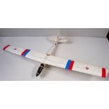 Remote control glider (needs transmitter and receiver).