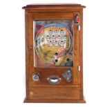 Wondermatic 'Wonders Coconut Dong Chipperfields' penny slot machine , ten cups, with keys, 79cm high