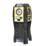 Bryans Clock Tower Quadmatic penny slot machine arcade set, fitted with four clock machines, three