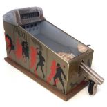 Challenger 1 cent table top pistol pinball machine, by A.B.T Manufacturing Chicago, patented by W.A.