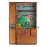 Mastermatic 'Master Football Game' penny slot machine, with five coloured balls, no keys, 66cm