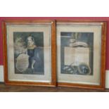 Two framed prints "The Appeal of Scotland's Queen" and "The Source of England's Greatness".