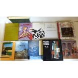 Collection of art books.