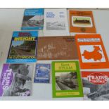 A collection of booklets and pamphlets on railways.