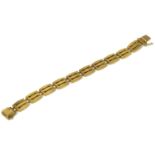 A German 8ct 3-row bracelet Condition reports are not available for Interiors Sale