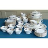 Sixty six pieces of Coalport "Palladian" tea/dinner ware. Condition reports are not available for