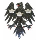 A cast metal Barclays Bank spread eagle sign 17" high Condition reports are not available for