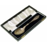 A silver Christening spoon Condition reports are not available for Interiors Sale