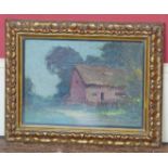 Fred Merriman, Rural Cottage, oil. Condition reports are not available for Interiors Sale