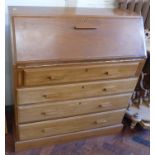 Mid 20th century teak bureau. Condition reports are not available for Interiors Sale