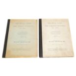 Two volumes "The Royal Tombs of the Earliest Dynasties" by W.M. Flinders Petrie. Condition reports