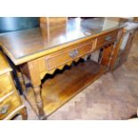 Reproduction30 hardwood hall side table Condition reports are not available for Interiors Sale