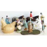 Quantity of Beswick style and other ornaments. Condition reports are not available for Interiors