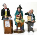 Royal Doulton The Auctioneer, Mask Seller and Clock Makers Condition reports are not available for