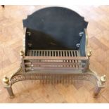 Cast iron and brass dog grate. Condition reports are not available for Interiors Sale