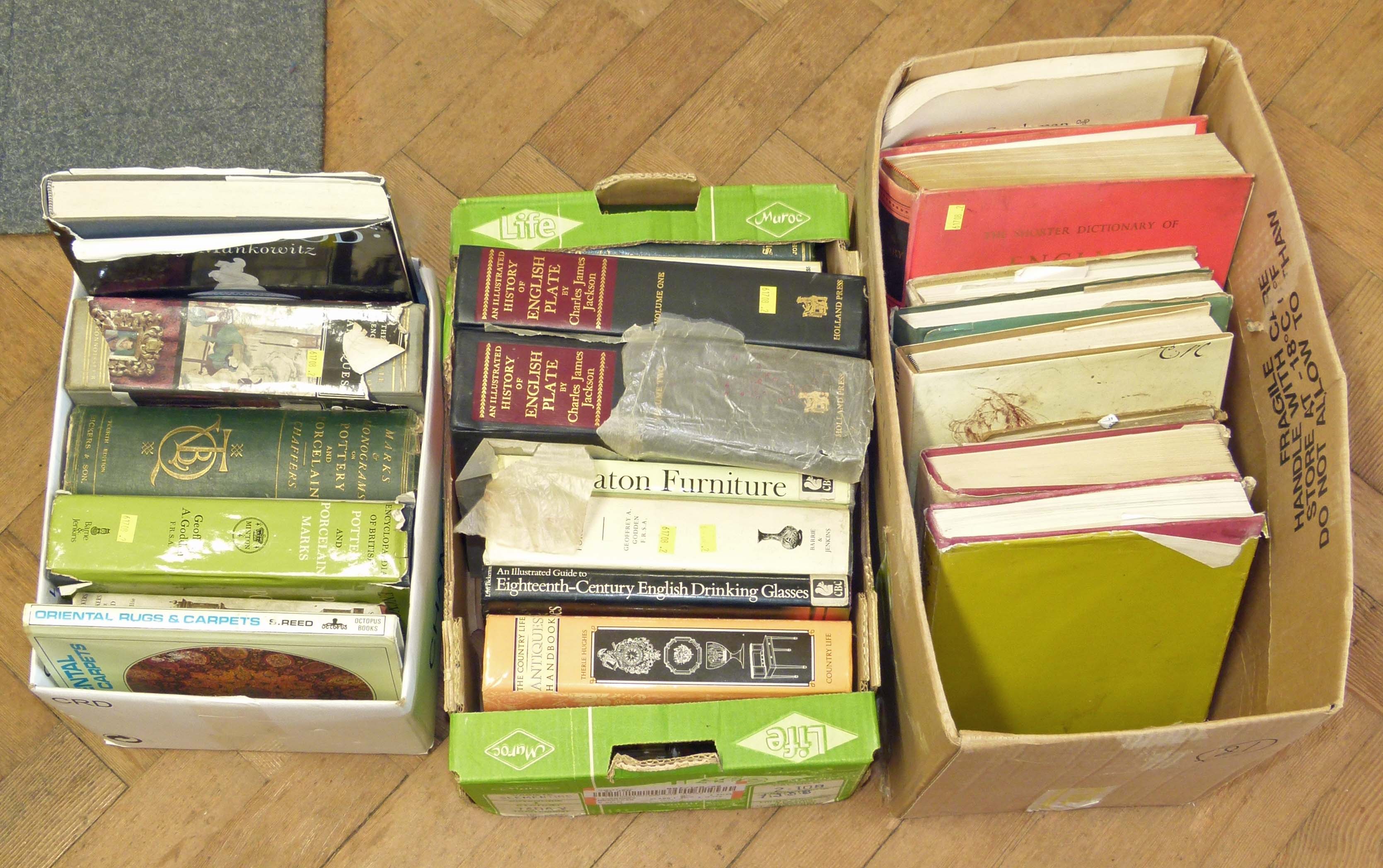 Collection of antique reference books. Condition reports are not available for Interiors Sale