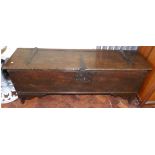 17th century oak sword chest. Condition reports are not available for Interiors Sale