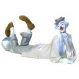 Lladro figure of a clown. Condition reports are not available for Interiors Sale