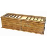 Haberdashery folding shop display chest, "Anchors Stranded Cotton for Embroidery" Condition