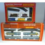Hornby Railways Inter-City 125 set in box and G.W.R. Freight set in box. Condition reports are not