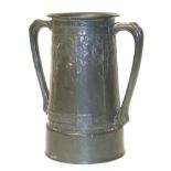 Pewter "For Old Times Sake" two handled loving cup. Condition reports are not available for the