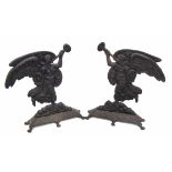 Pair cast iron door stops. Condition reports are not available for the Interiors Sales.