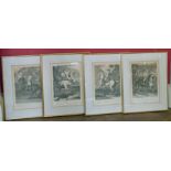 Set of four engravings (4). Condition reports are not available for the Interiors Sales.