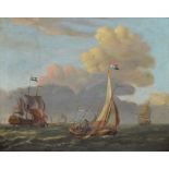 Dutch School, 18th/19th century, Maritime scene, oil.