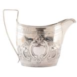 Georgian silver cream jug.