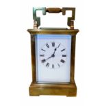 Late 19th century carriage clock.