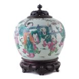 Chinese famille rose vase