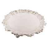 Walker & Hall small silver salver