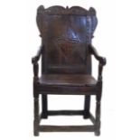Early 18th century joint chair.