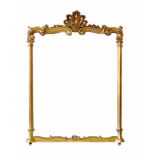 Victorian over-mantel mirror.