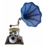 Early 20th century hot air powered gramophone.