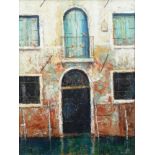 Francis Kelly, "Porta, Venice", oil.