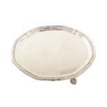 Small silver salver