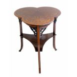 Edwardian mahogany occasional table.