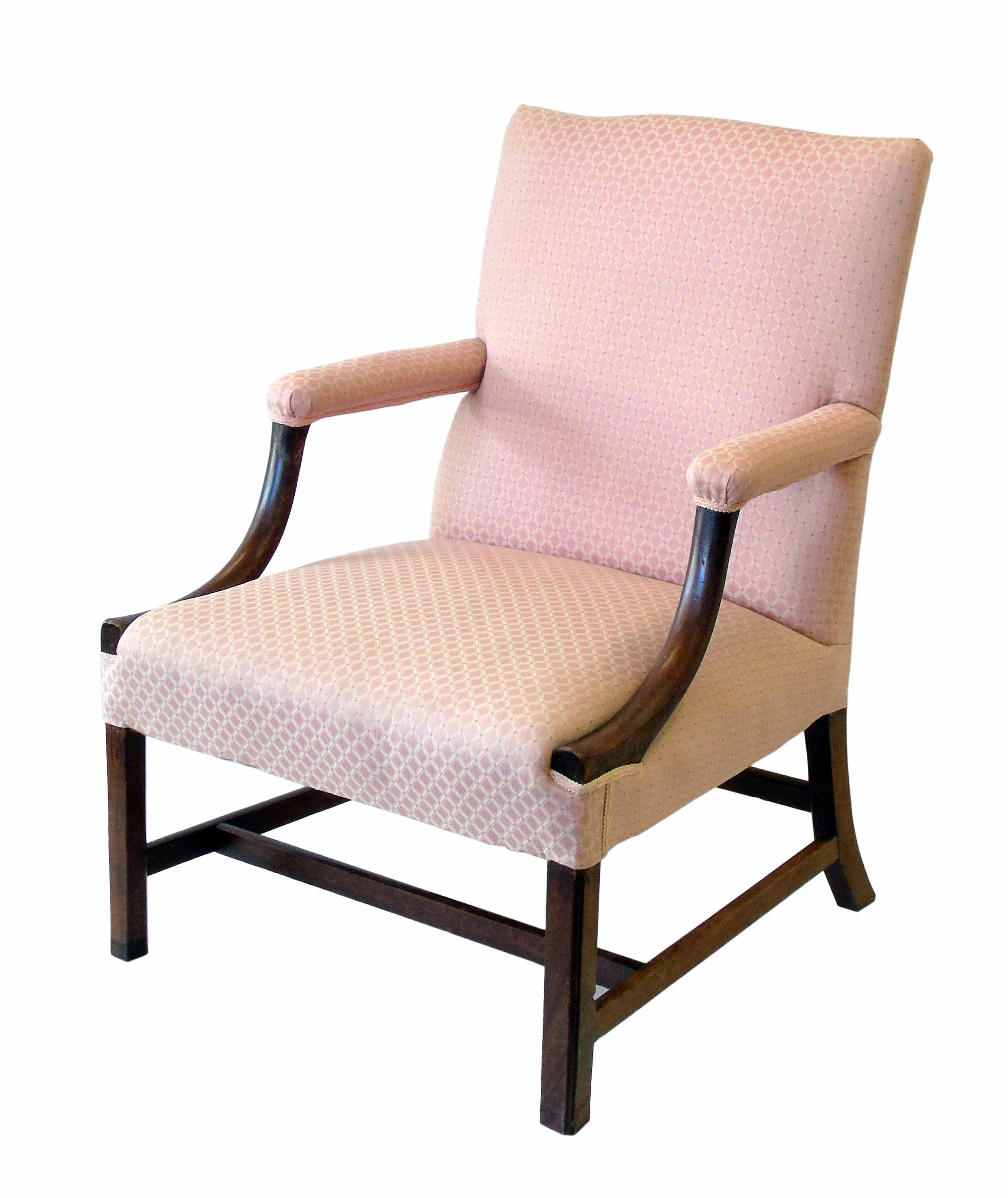 Early 19th century mahogany framed Gainsborough chair.