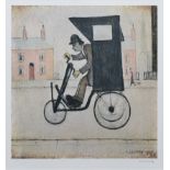 After L.S. Lowry, "The Contraption", signed print.