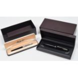 Dunhill AD2000 ballpoint pen and Parker 61 fountain pen (2).